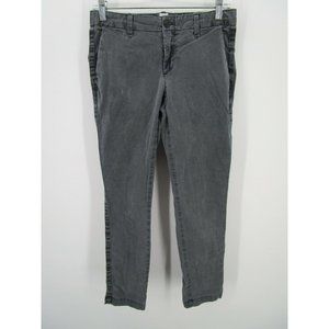 Gap Girlfriend Chino Pants Tapered Leg Stretch Boyfriend Mid Rise